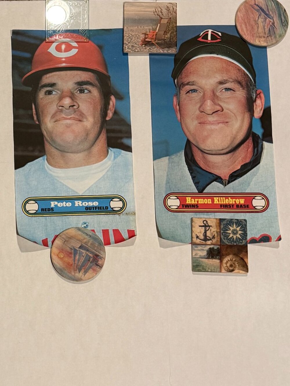 1972 Topps TCG Poster Cards (37) Seaver Mays Rose Killebrew Vintage Baseball HOF - Picture 3 of 6